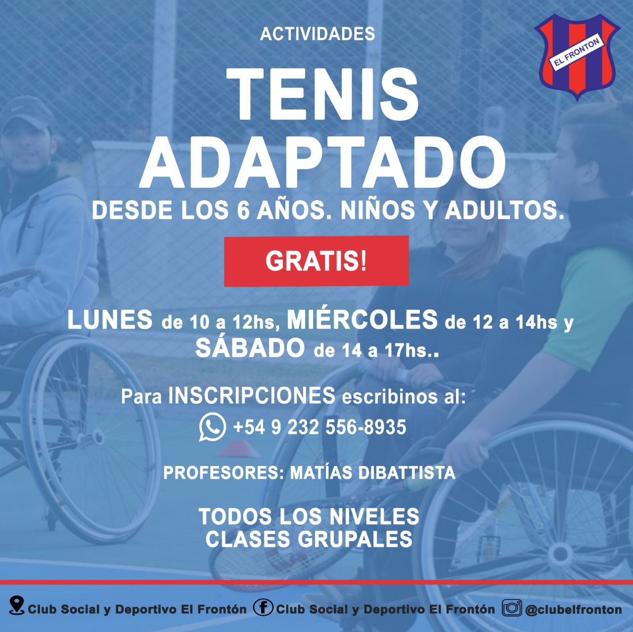 Tenis Adaptado El Fronton